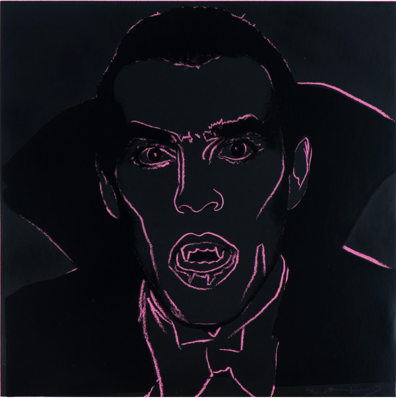 Andy Warhol - Signed and numbered Dracula from Myths