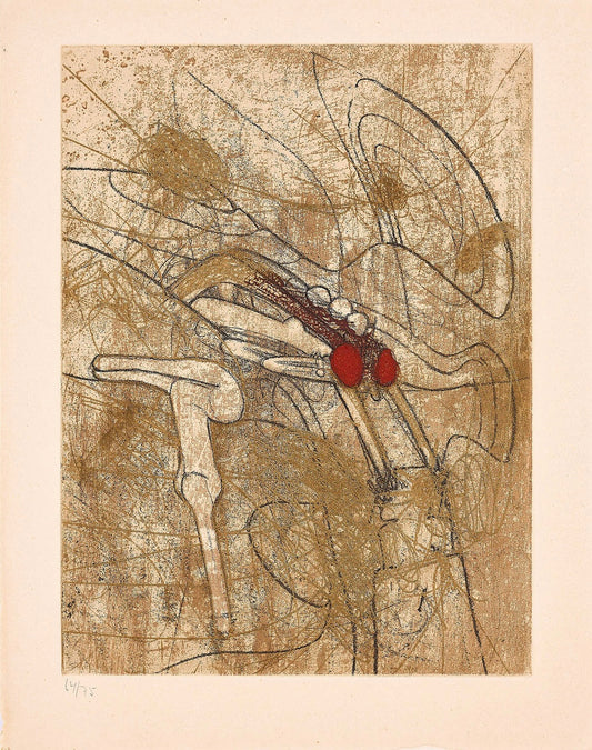 Roberto Matta - Color etching