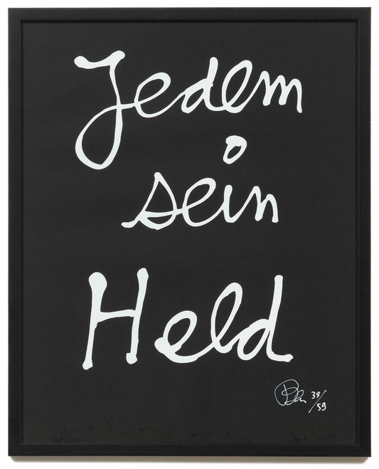 Ben Vautier ~ Jedem Sein Held