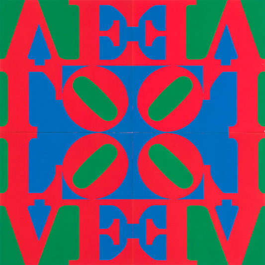 SILK SCREEN – LOVE WALL – signed