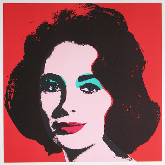 OFFSET LITHOGRAPH ANDY WARHOL – Liz (Elizabeth Taylor)