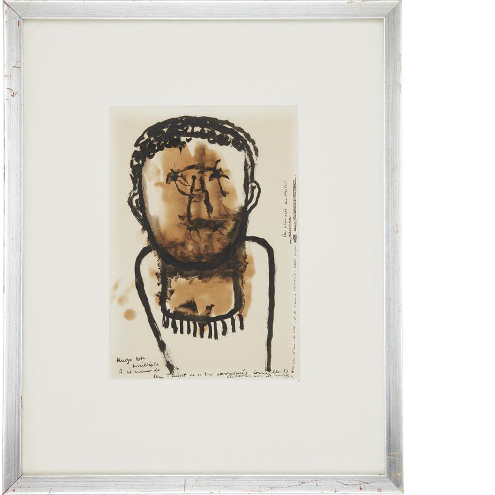 Corneille – ORIGINAL drawing – Portrait of Hugo Claus